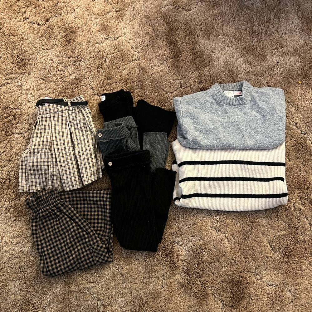 Toddler Zara Girl’s Fall Winter Bundle | Size 2T | Leggings Sweaters Pants